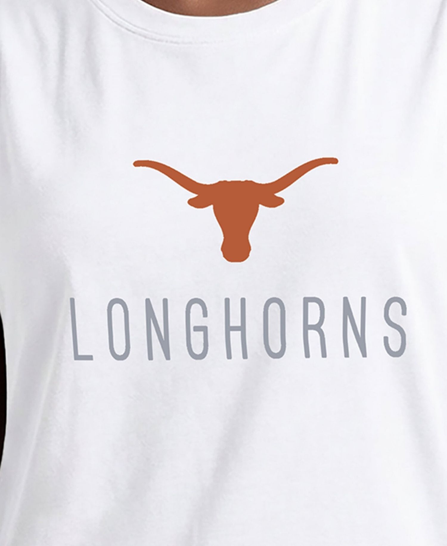 Women's White Texas Longhorns Lifestyle Tank Top