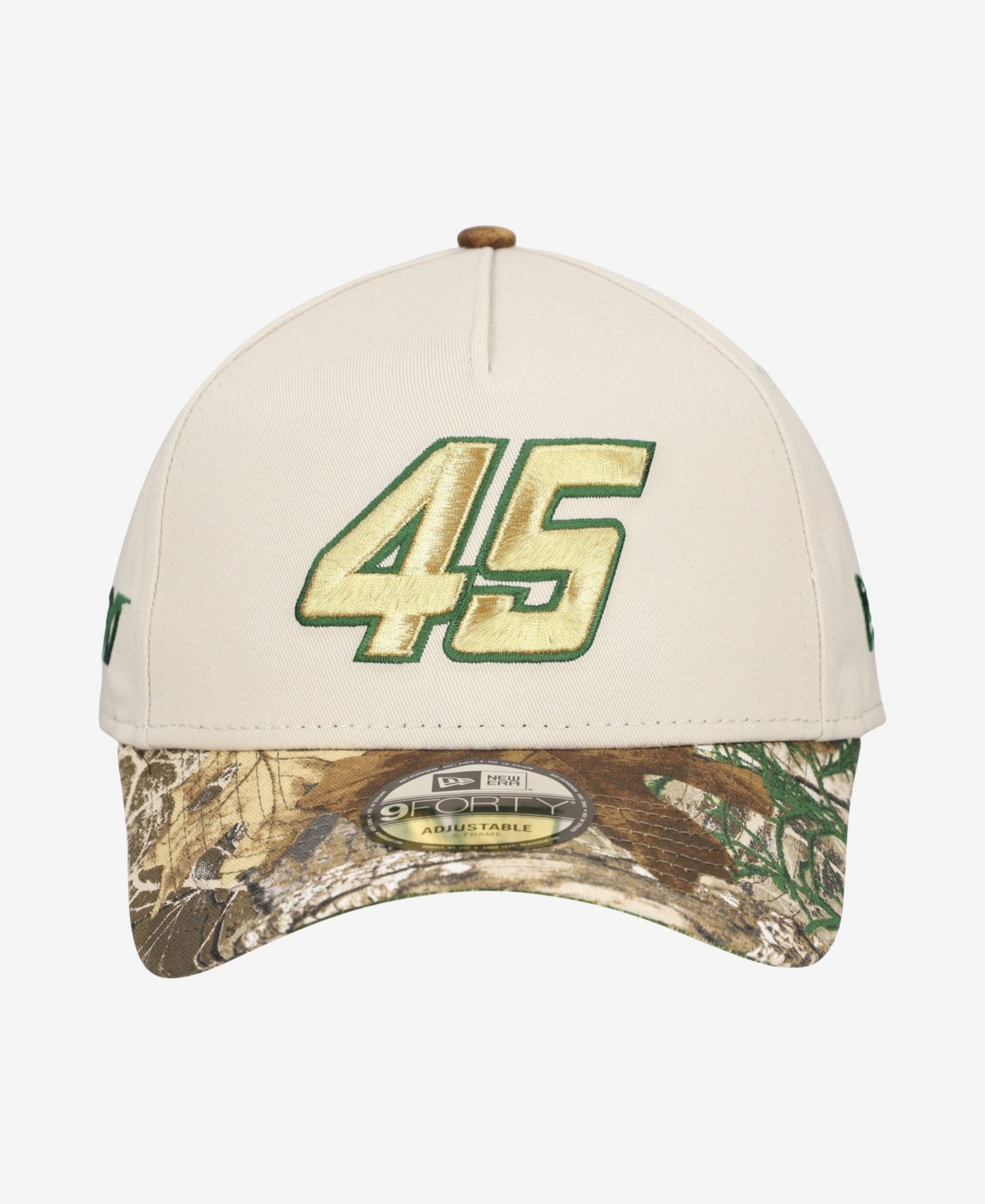 Men's Cream Tyler Reddick Realtree A-Frame 9FORTY Adjustable Hat