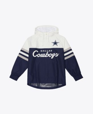 Men's Dallas Cowboys Head Coach Anorak Quarter-Zip Windbreaker Jacket