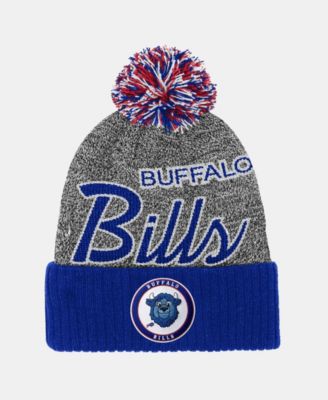 Big Boys and Girls Buffalo Bills Cuffed Knit Puff Hat