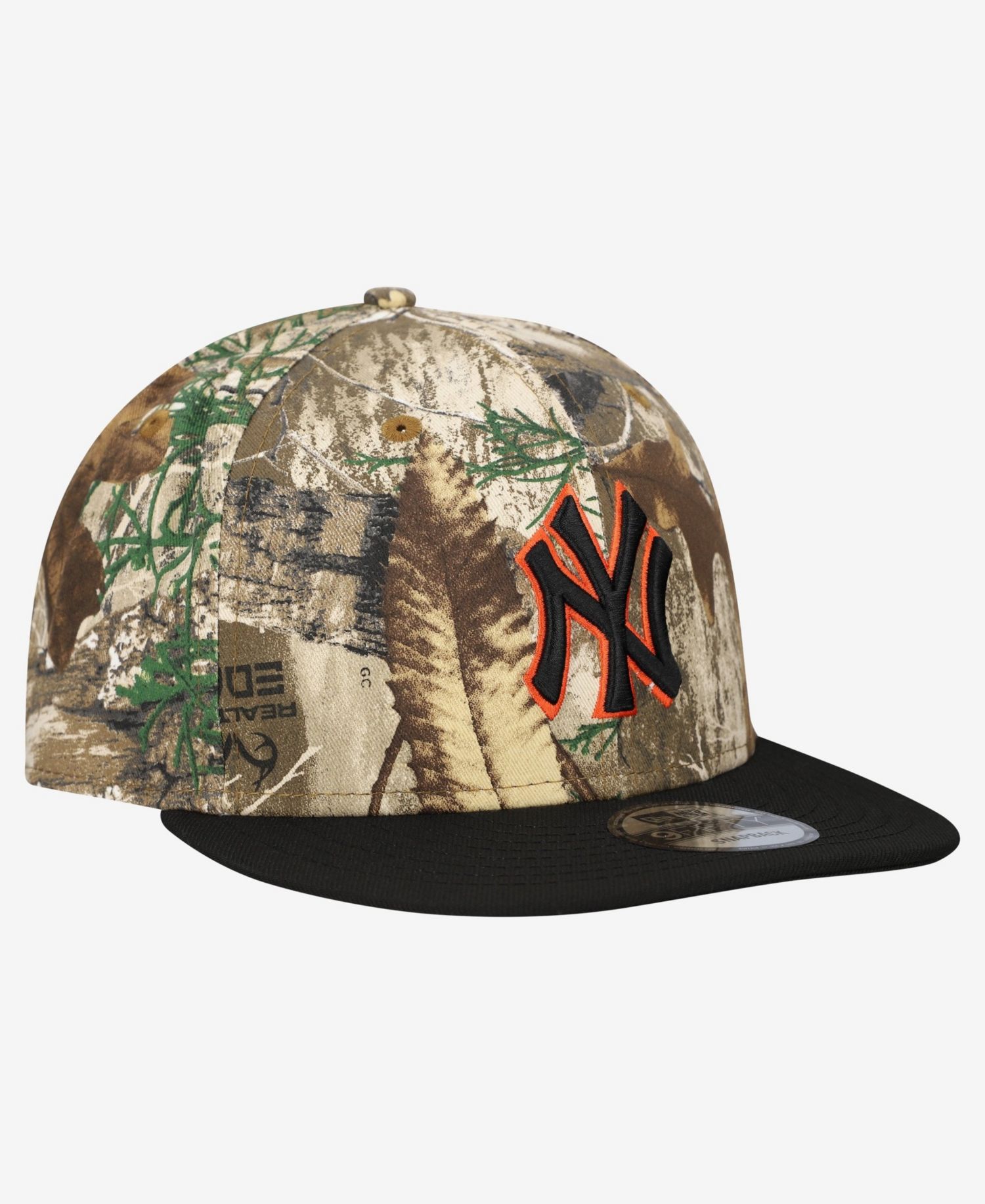 Men's Camo New York Yankees Realtree Orange Pop 9FIFTY Snapback Hat