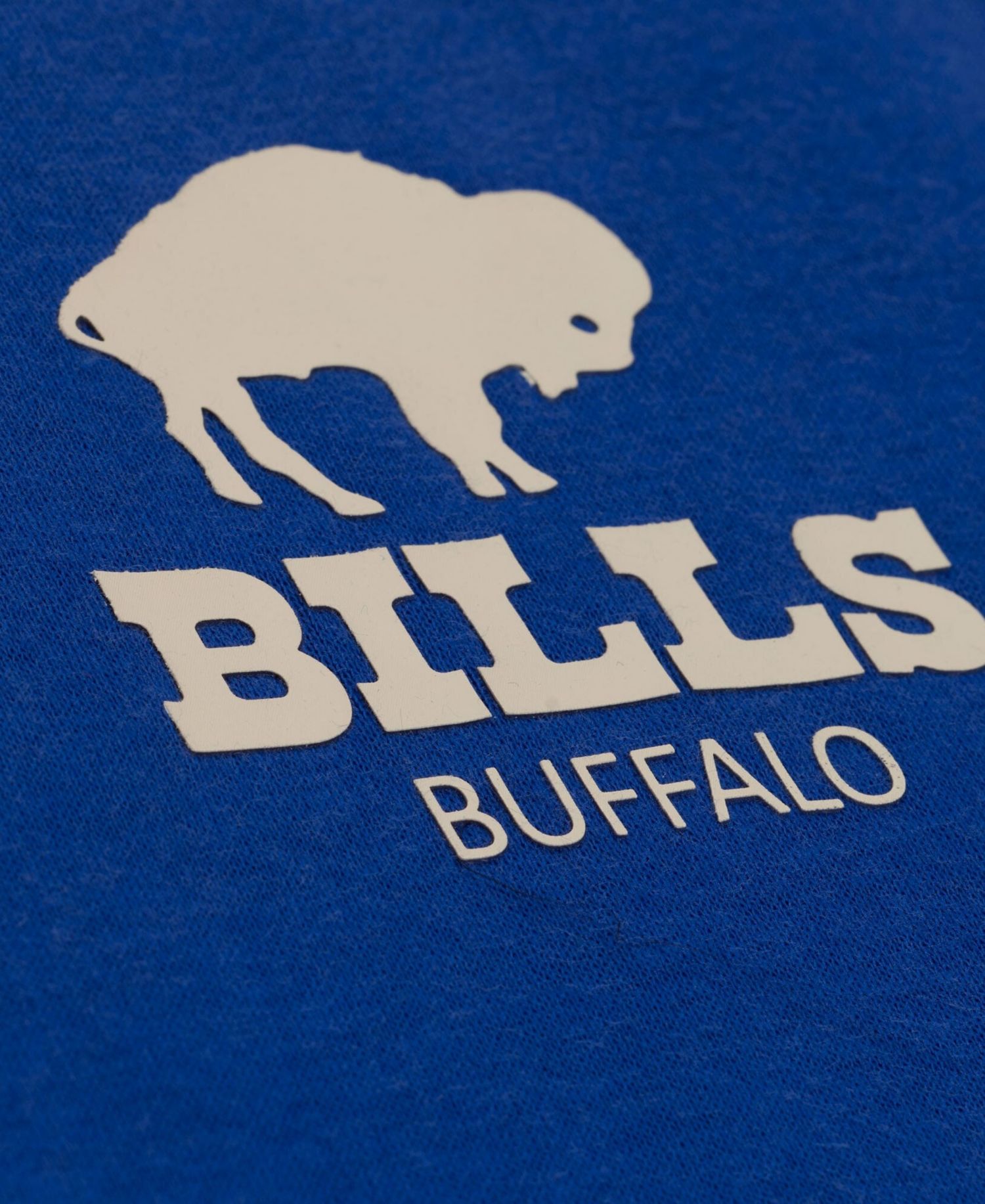 Women's Royal Buffalo Bills Core Essentials Micro Logo Fleece Sweatshirt