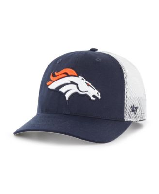 Big Boys and Girls '47 Navy Denver Broncos Adjustable Trucker Hat