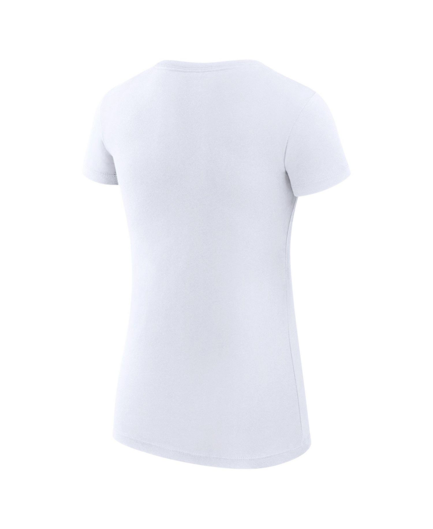 Women's White Cleveland Guardians Super-Slim Fit Lightweight City Graphic T-Shirt