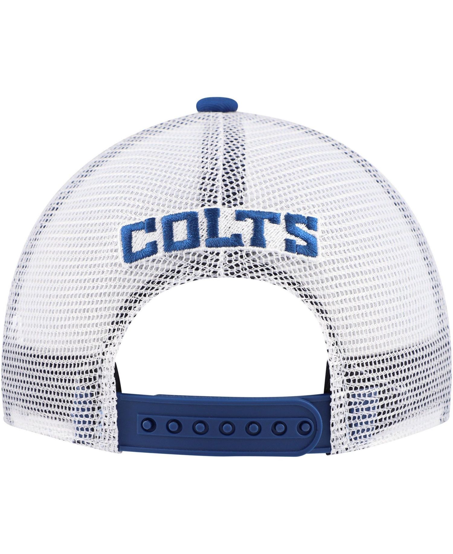 Big Boys and Girls Royal Indianapolis Colts Core Lockup Trucker Adjustable Hat