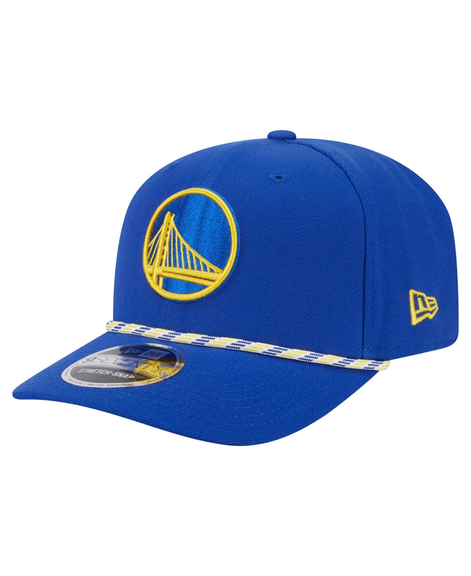 Men's Blue Golden State Warriors Rope 9SEVENTY Adjustable Hat