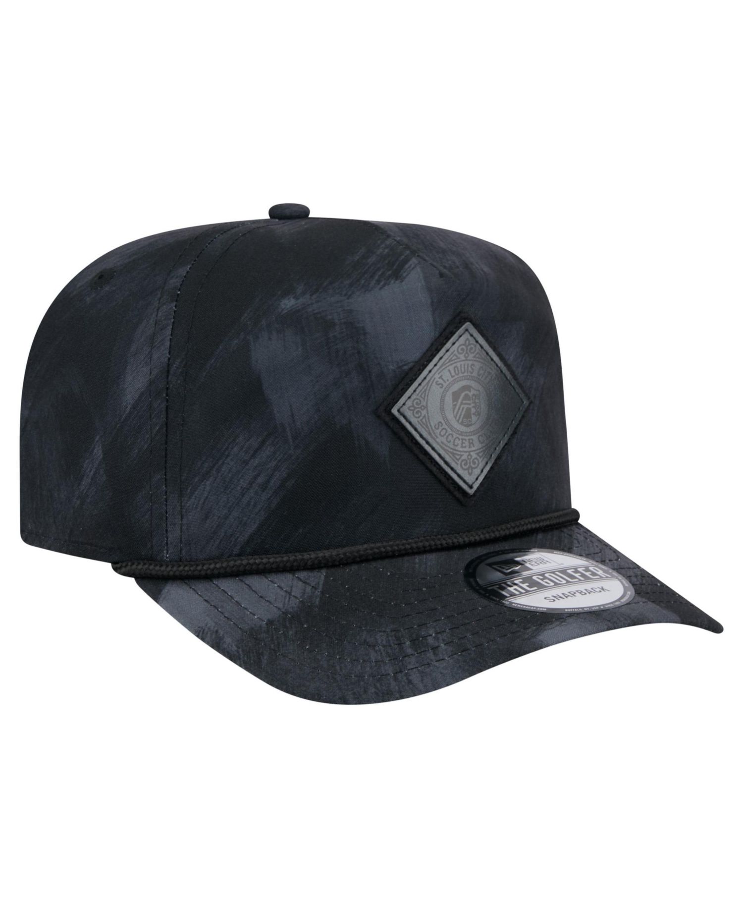 Men's Black St. Louis City SC Golfer Snapback Hat