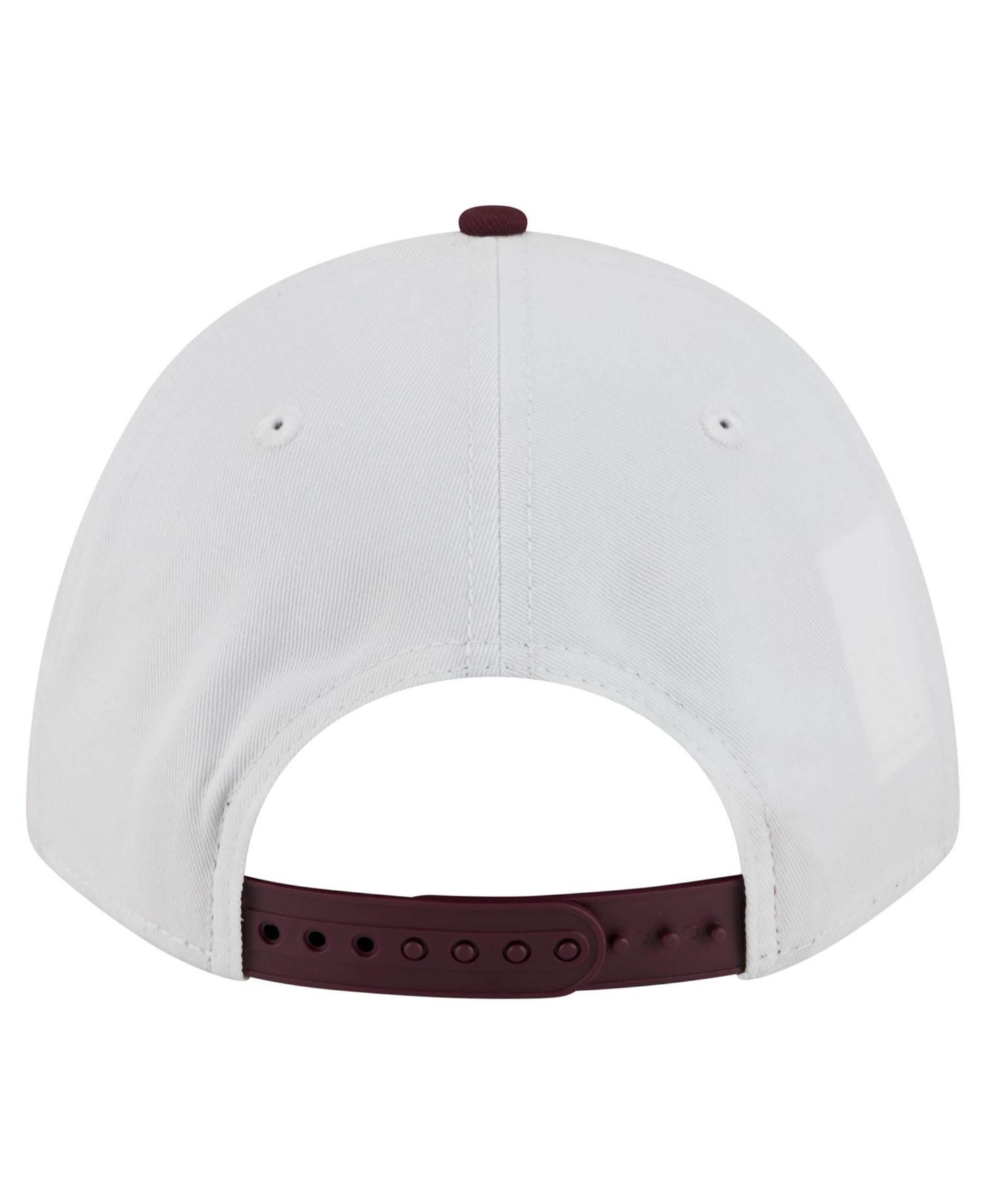 Men's White/Maroon Arizona State Sun Devils Arch Two-Tone Rope 9FORTY A-Frame M-Crown Adjustable Hat