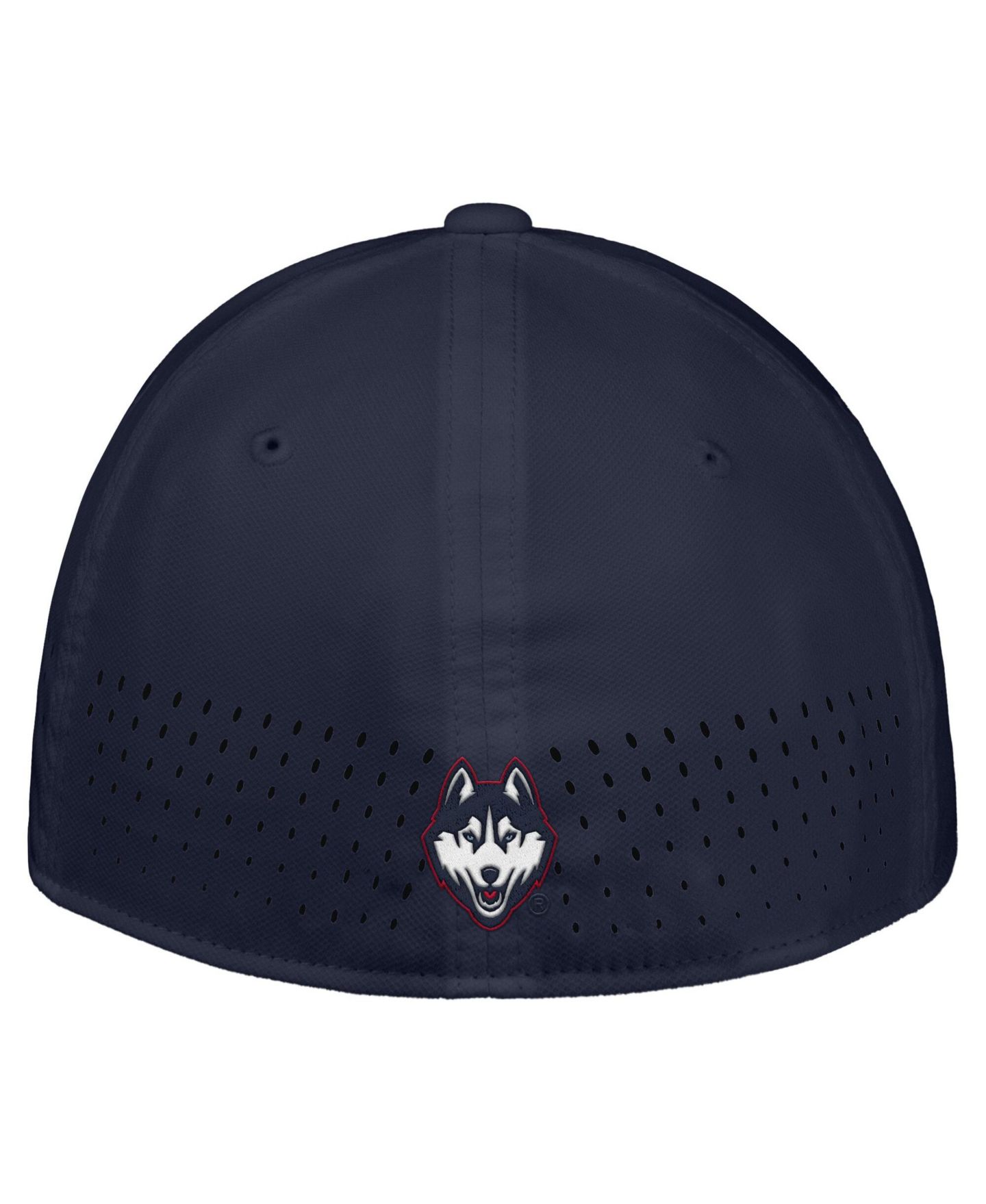 Мужской головной убор Nike Navy UConn Huskies 2026 On-Field AeroBill SwooshFlex Dri-FIT Hat — фото 2