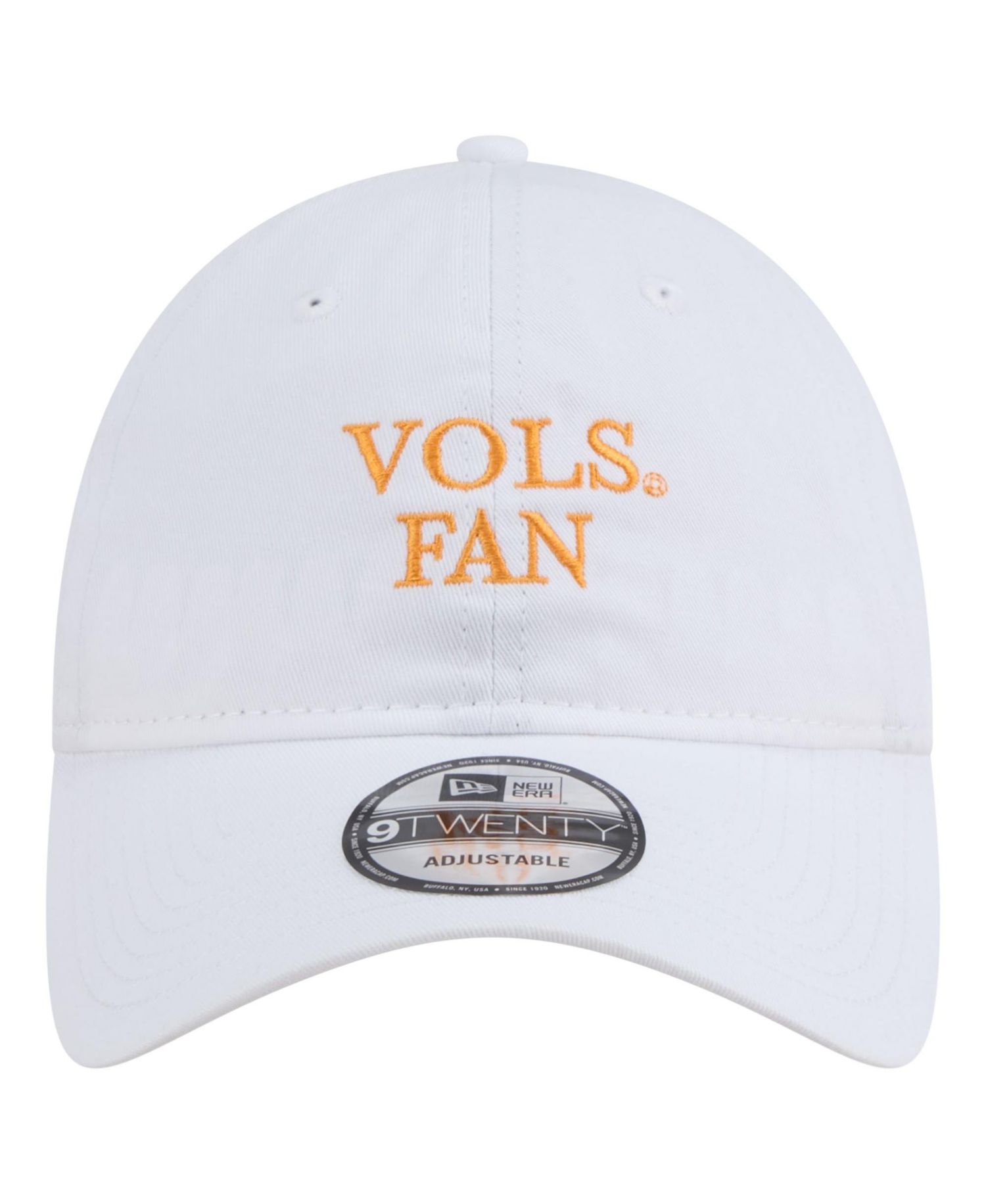 Men's White Tennessee Volunteers Fan 9TWENTY Adjustable Hat