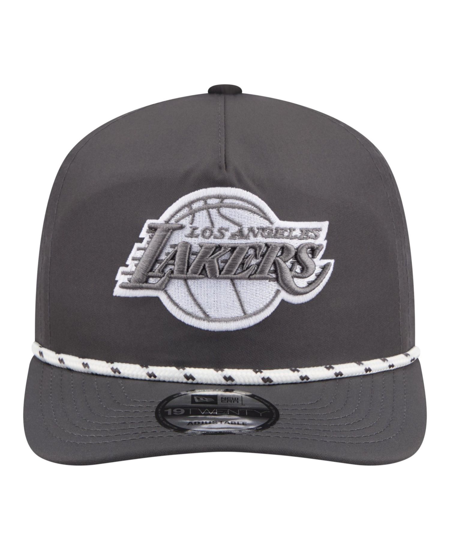 Men's Graphite Los Angeles Lakers Tonal Rope 19TWENTY Adjustable Hat