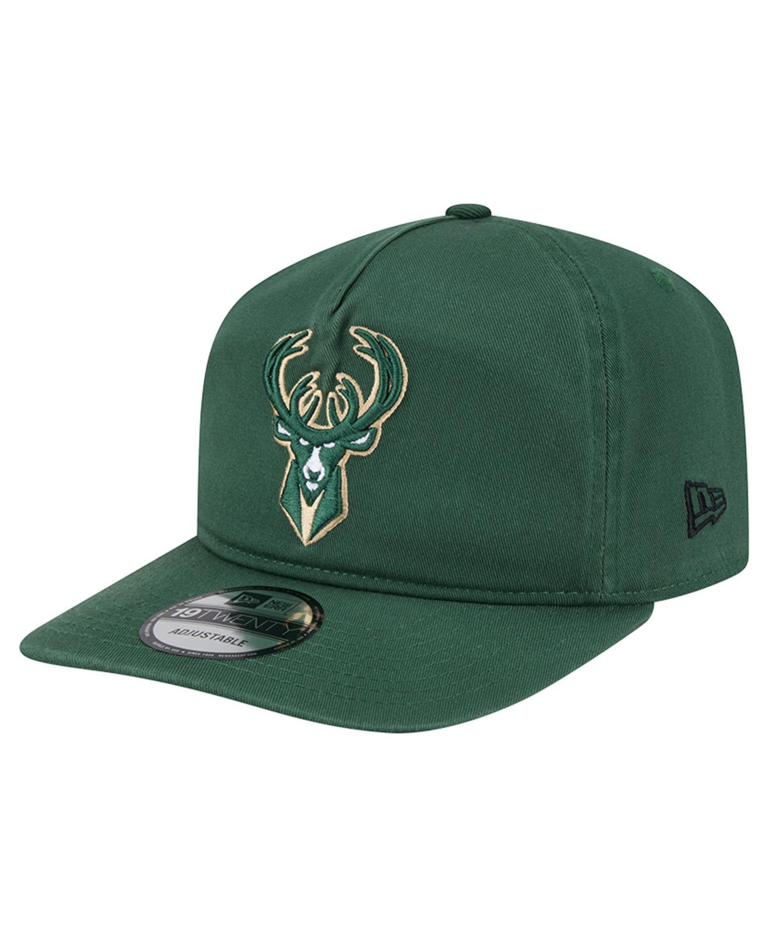 Men's Hunter Green Milwaukee Bucks Cotton 19TWENTY Adjustable Hat