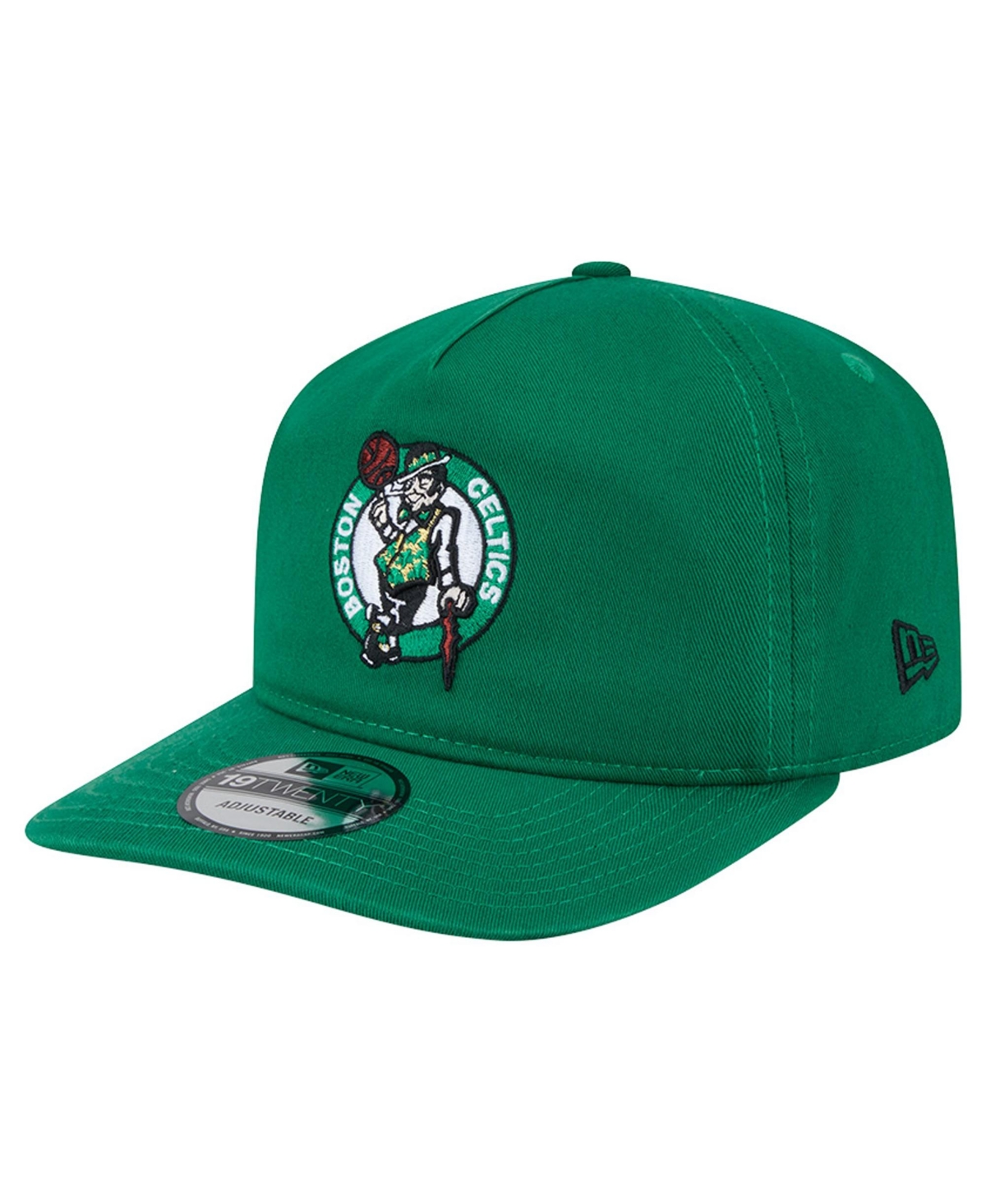 Men's New Era  Kelly Green Boston Celtics Cotton 19TWENTY Adjustable Hat