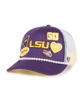 Men's Purple/White LSU Tigers Rally On Hitch Adjustable Hat