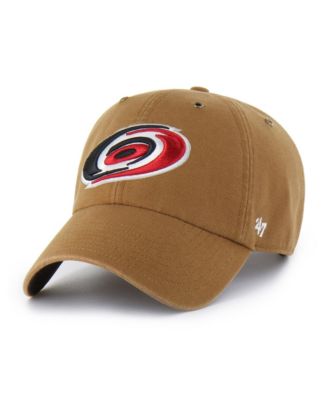 Men's  Brown Carolina Hurricanes Clean Up Adjustable Hat