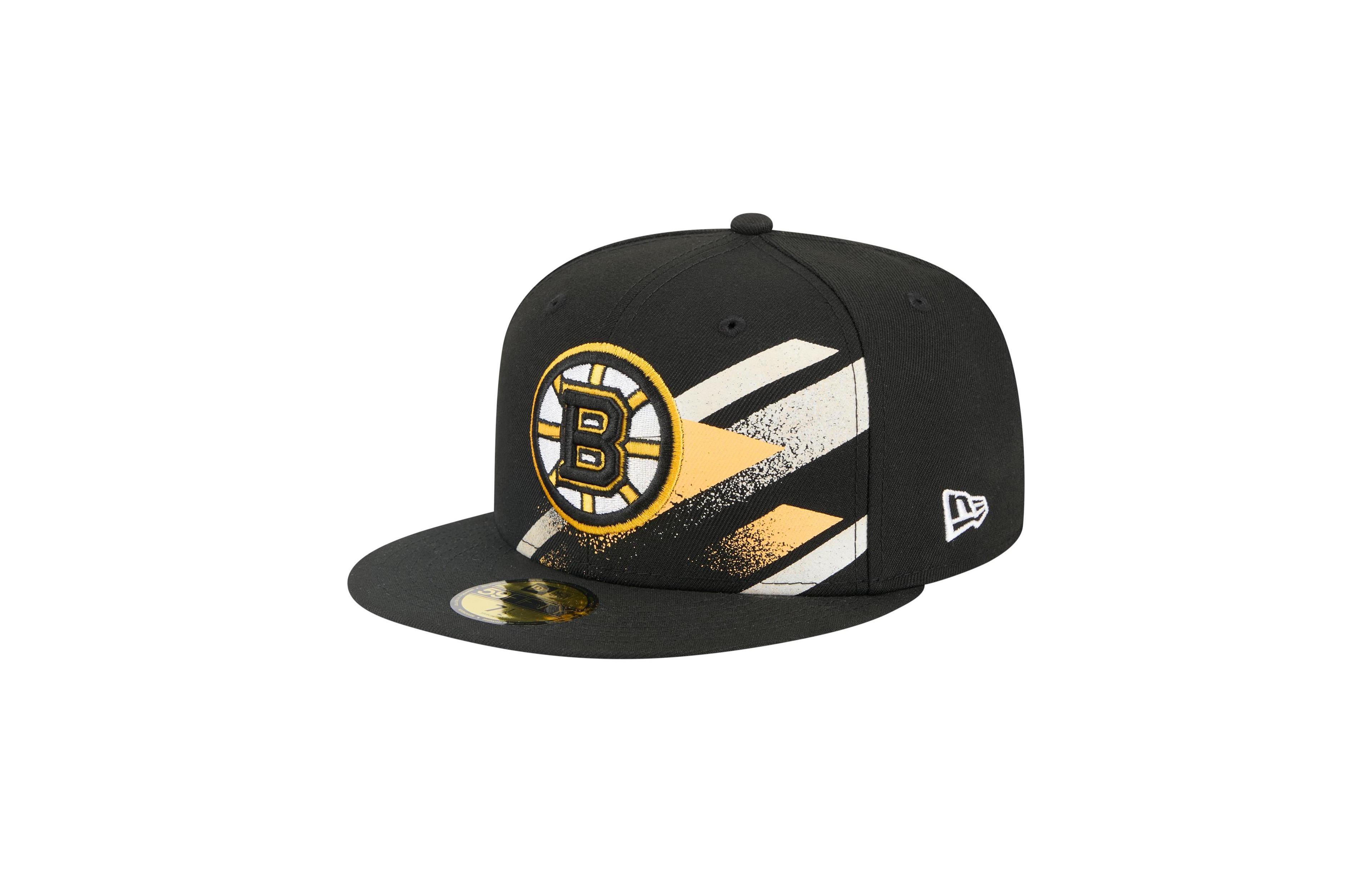 New Era Boston Bruins Faded Lines 59FIFTY Fitted Hat