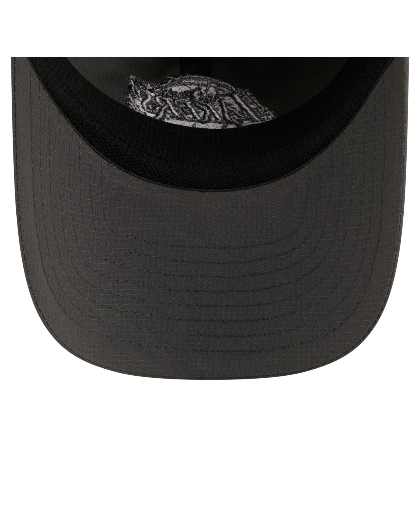 Кепка New Era Charcoal Los Angeles Lakers Ripstop Casual Classic Adjustable Hat — фото 5