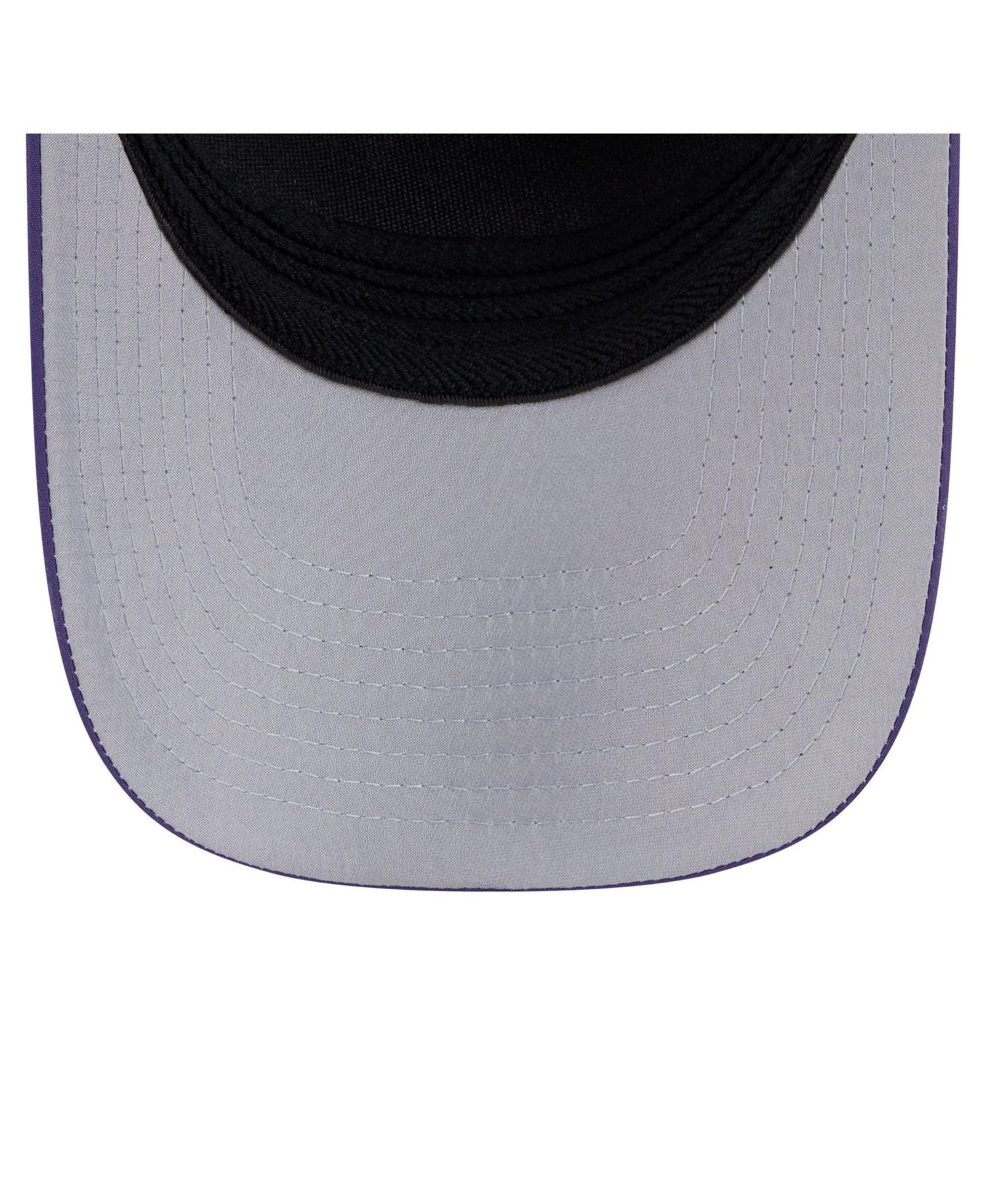Men's Black/Purple Baltimore Ravens Rope M-Crown A-Frame 39THIRTY Flex Hat