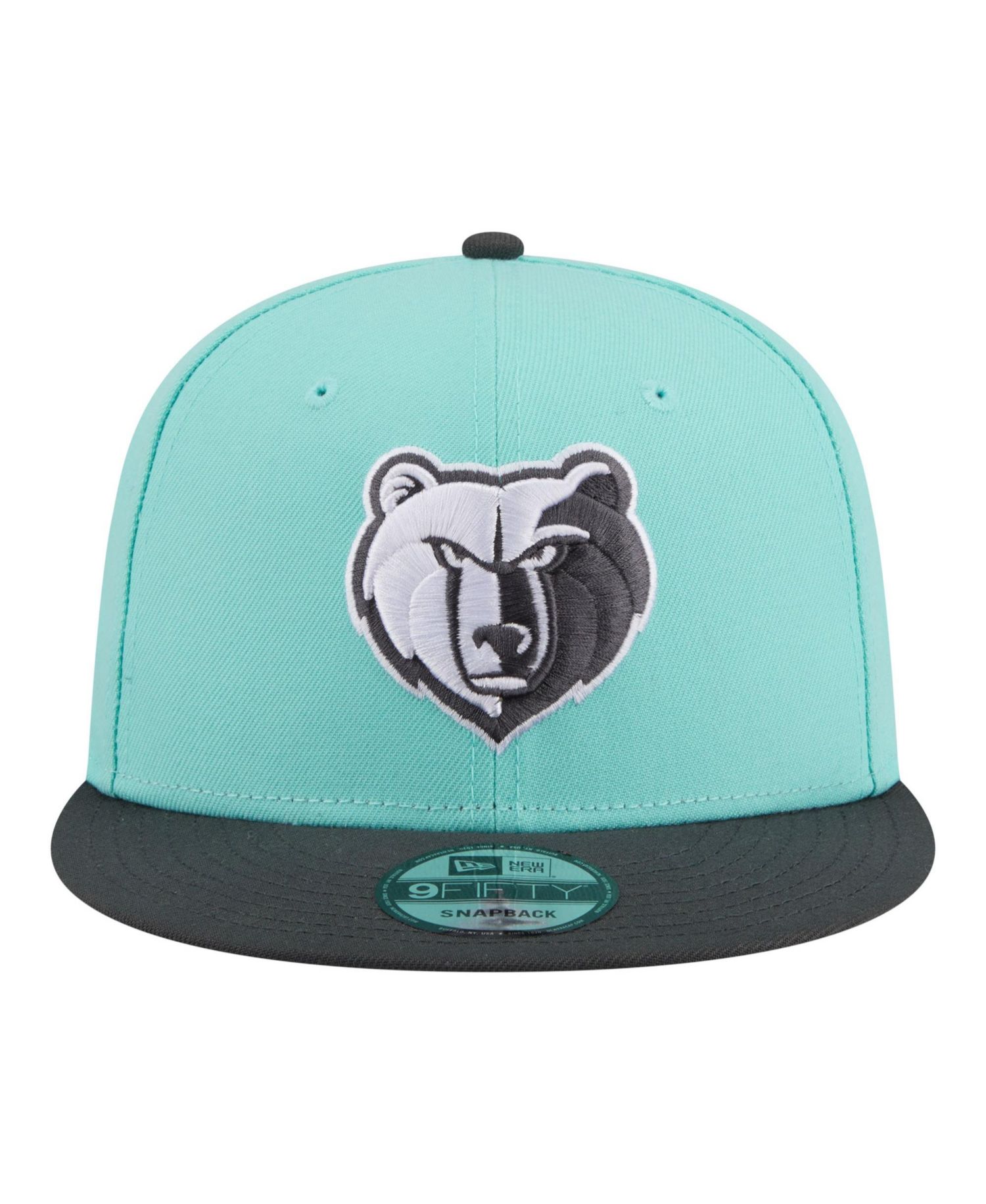 Men's Turquoise/Charcoal Memphis Grizzlies Color Pack Two-Tone 9FIFTY Snapback Hat