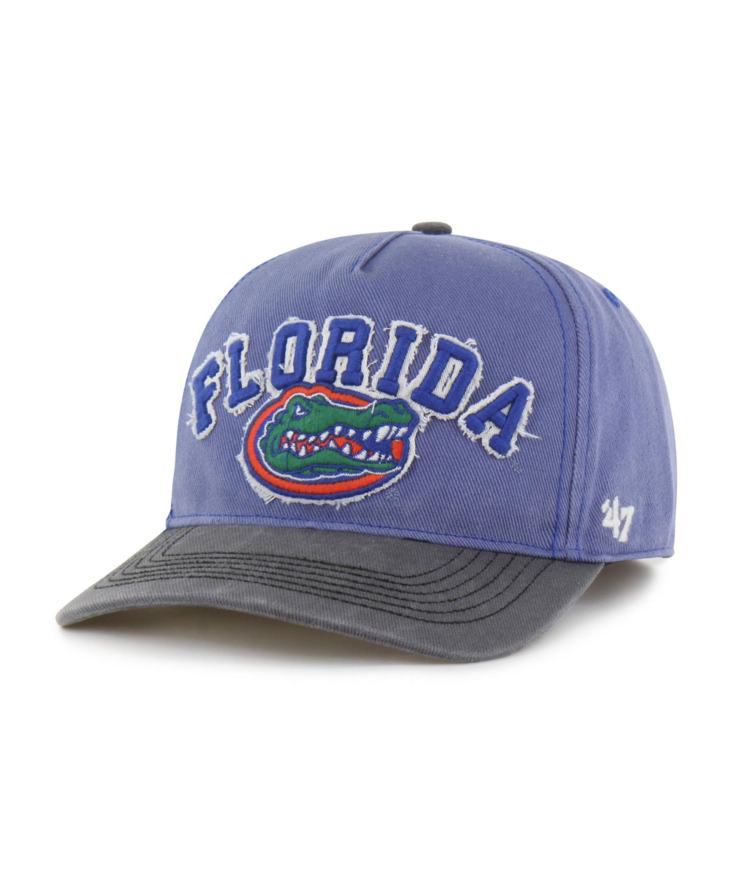 Men's and Women's '47 Royal/Black Florida Gators Well-Worn Calderwood Hitch Adjustable Hat