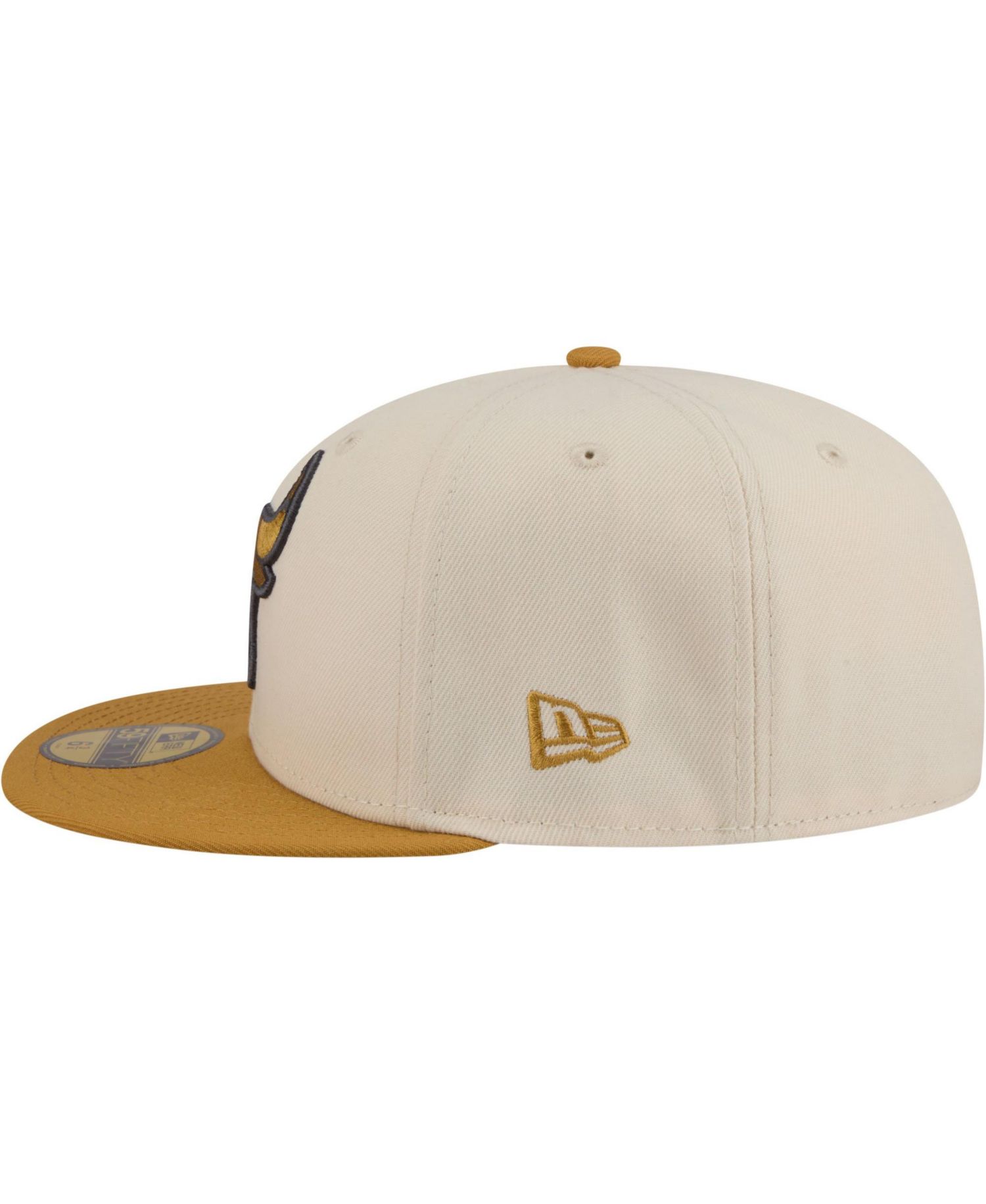 Men's Cream/Tan Chicago Bulls Two-Tone Color Pack 59FIFTY Fitted Hat