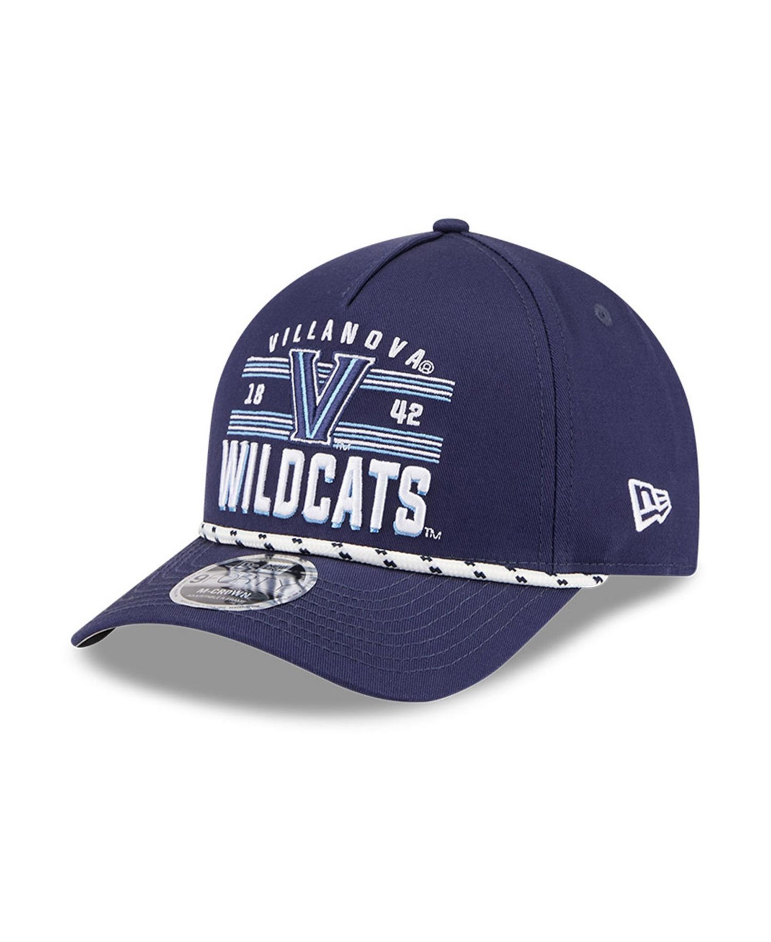 Men's Navy Villanova Wildcats Historic March Madness 9FORTY M-Crown Adjustable Hat