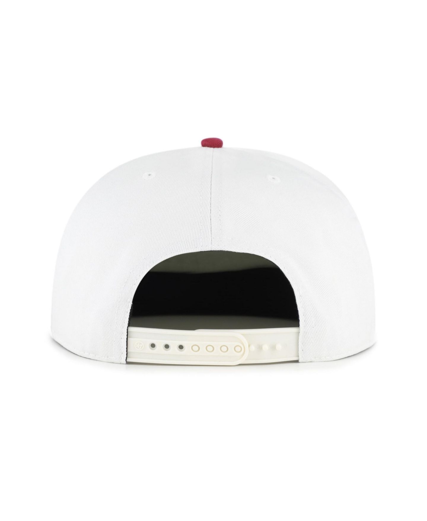 Мужская кепка '47 Brand White/Garnet Florida State Seminoles Script Stack Relaxed Captain Adjustable Hat — фото 4
