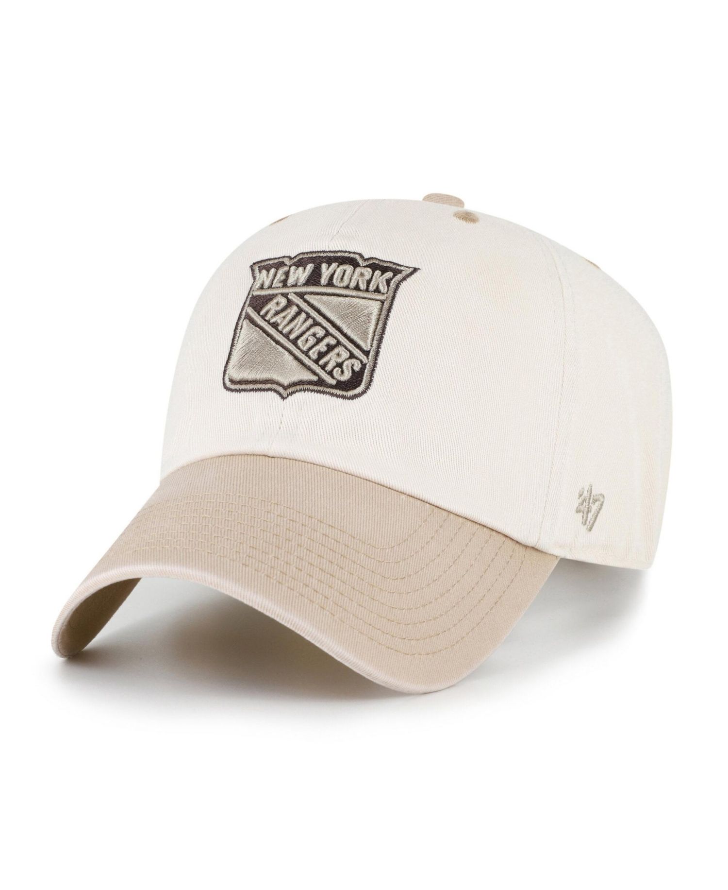 Men's '47 Natural/Tan New York Rangers Neutral Terrain Clean Up Adjustable Hat