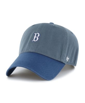 Men's '47 Charcoal/Navy Boston Red Sox Shades of Sport Clean Up Adjustable Hat