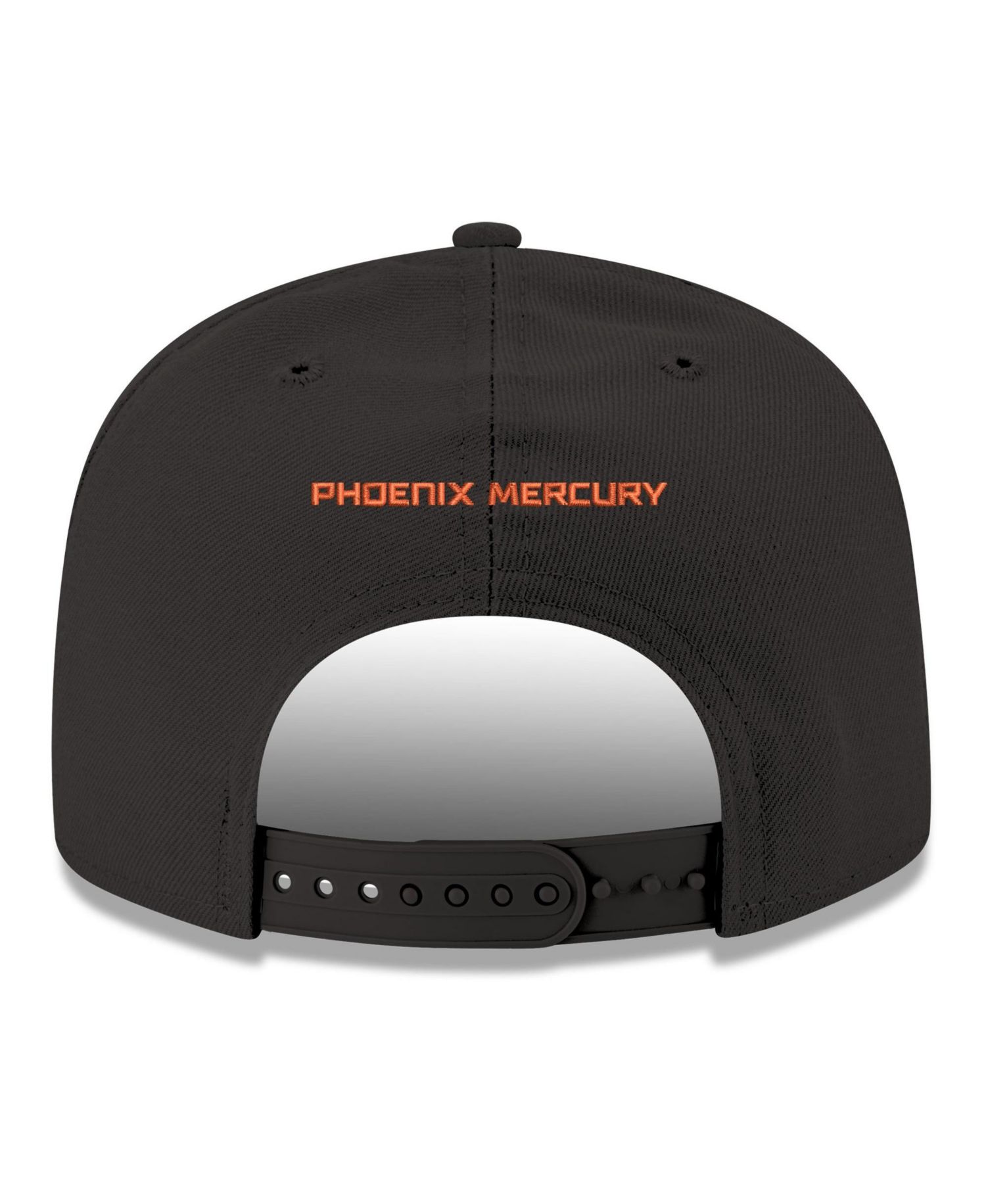 Men's and Women's Black Phoenix Mercury Core Logo 9FIFTY Snapback Hat