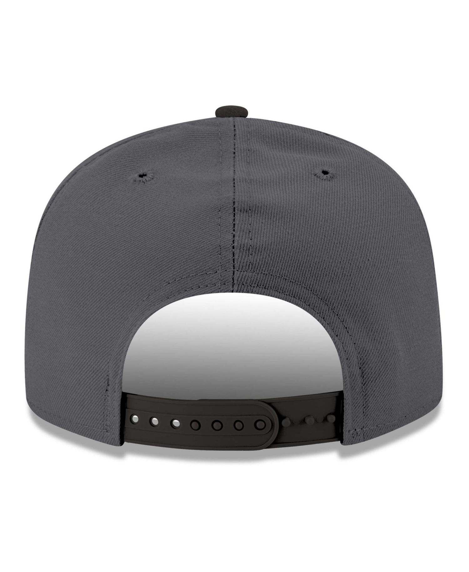 Men's Gray/Black Dallas Mavericks Logo 2-Tone 9FIFTY Snapback Hat