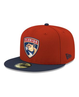 Men's  Red Florida Panthers Core Logo Two-Tone 59FIFTY Fitted Hat