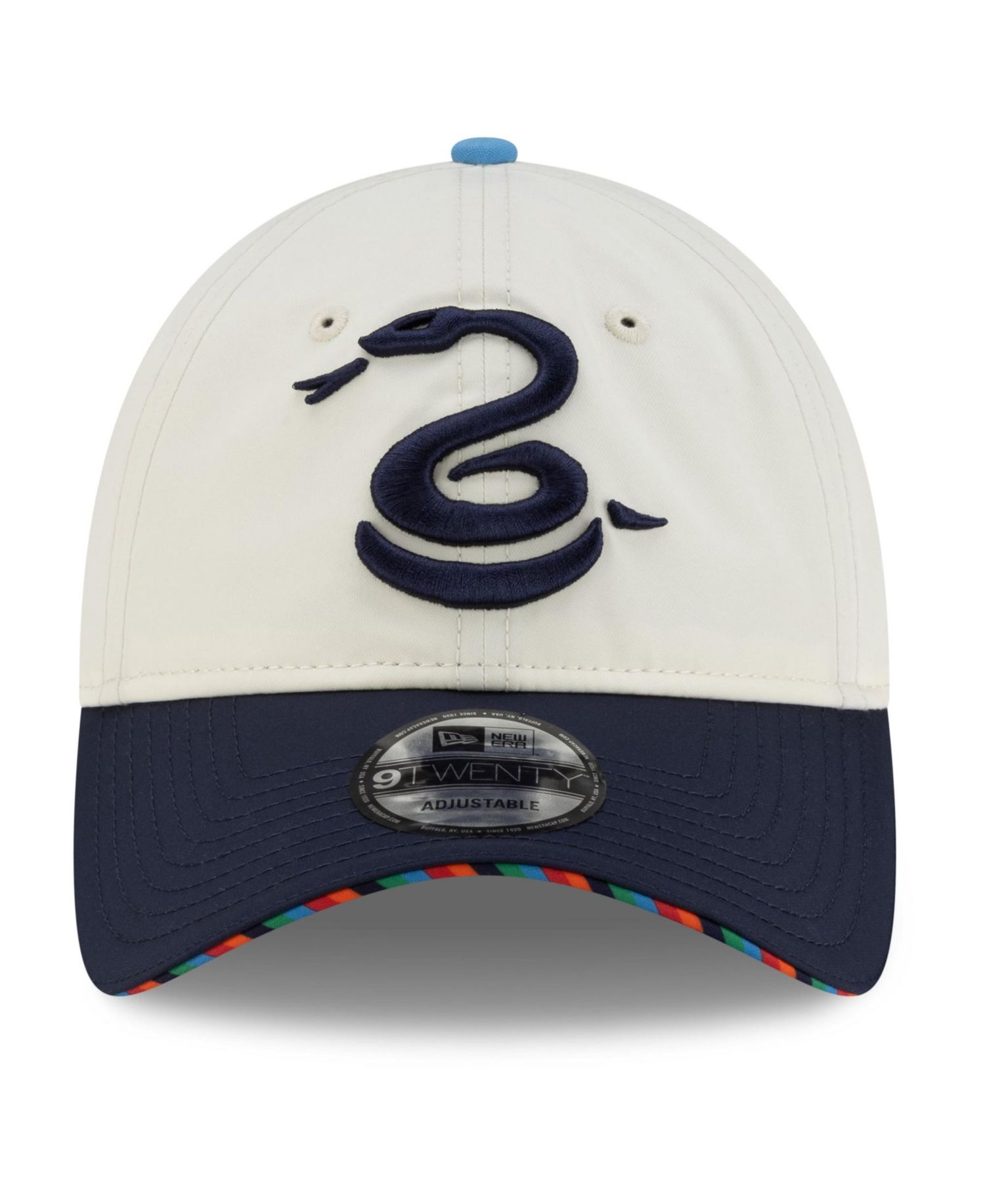 Big Boys and Girls Beige/Navy Philadelphia Union 2026 Third Jersey Hook 9TWENTY Adjustable Hat