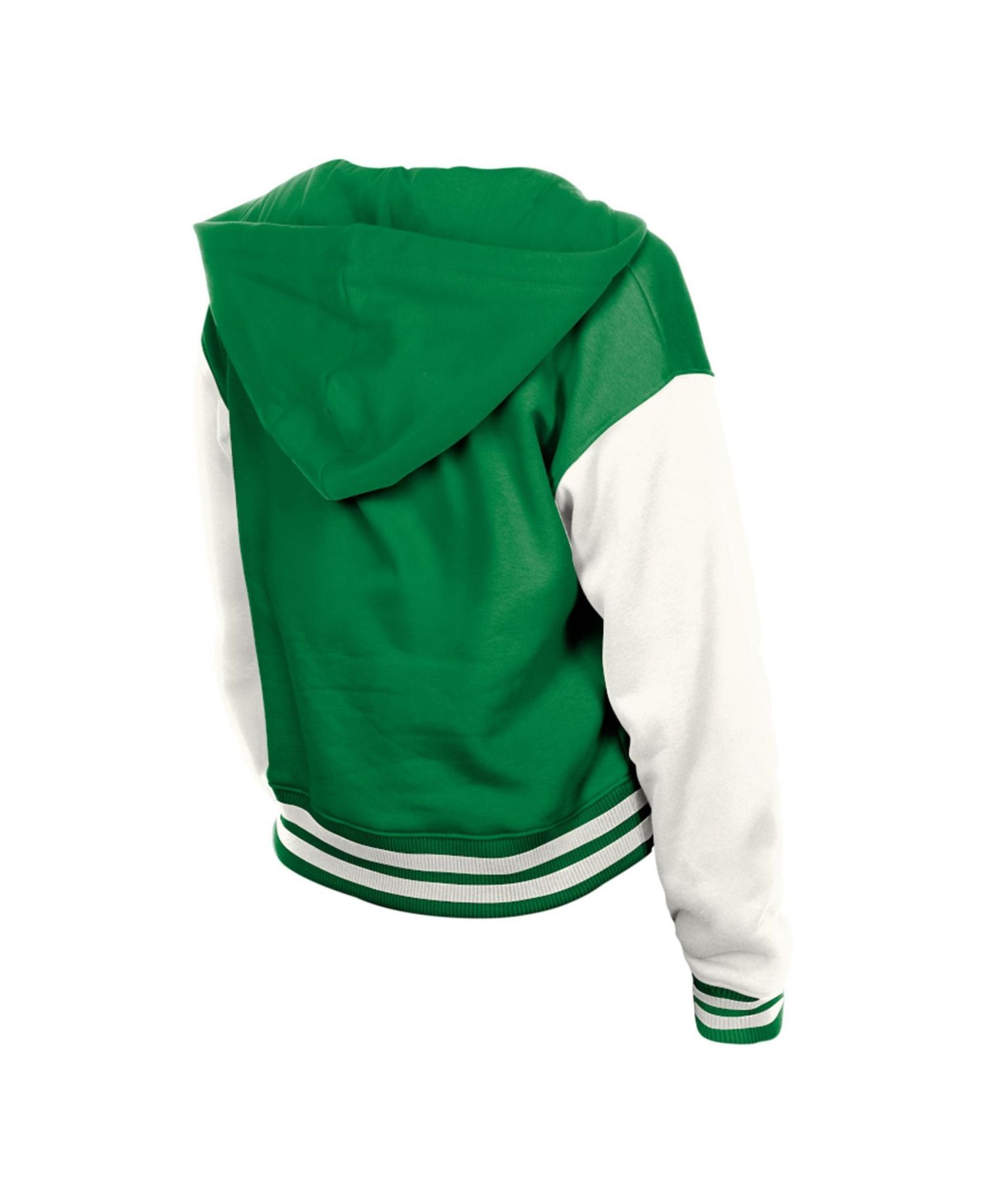 Women's Philadelphia Eagles Kelly Green Throwback Full-Snap Hooded Jacket