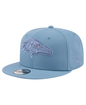 Big Boys and Girls Blue Baltimore Ravens Color Pack A-Frame 9FIFTY Snapback Hat
