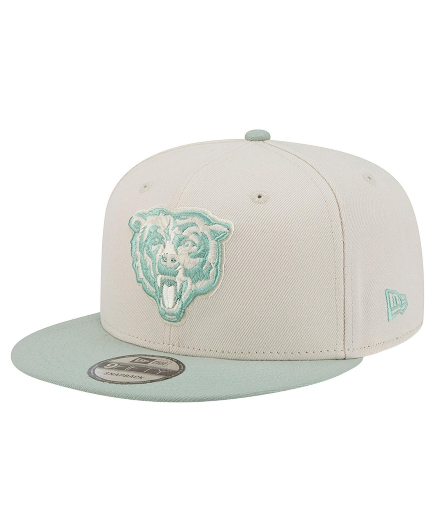 Men's Cream/Light Green Chicago Bears Color Pack Two-Tone 9FIFTY Snapback Hat