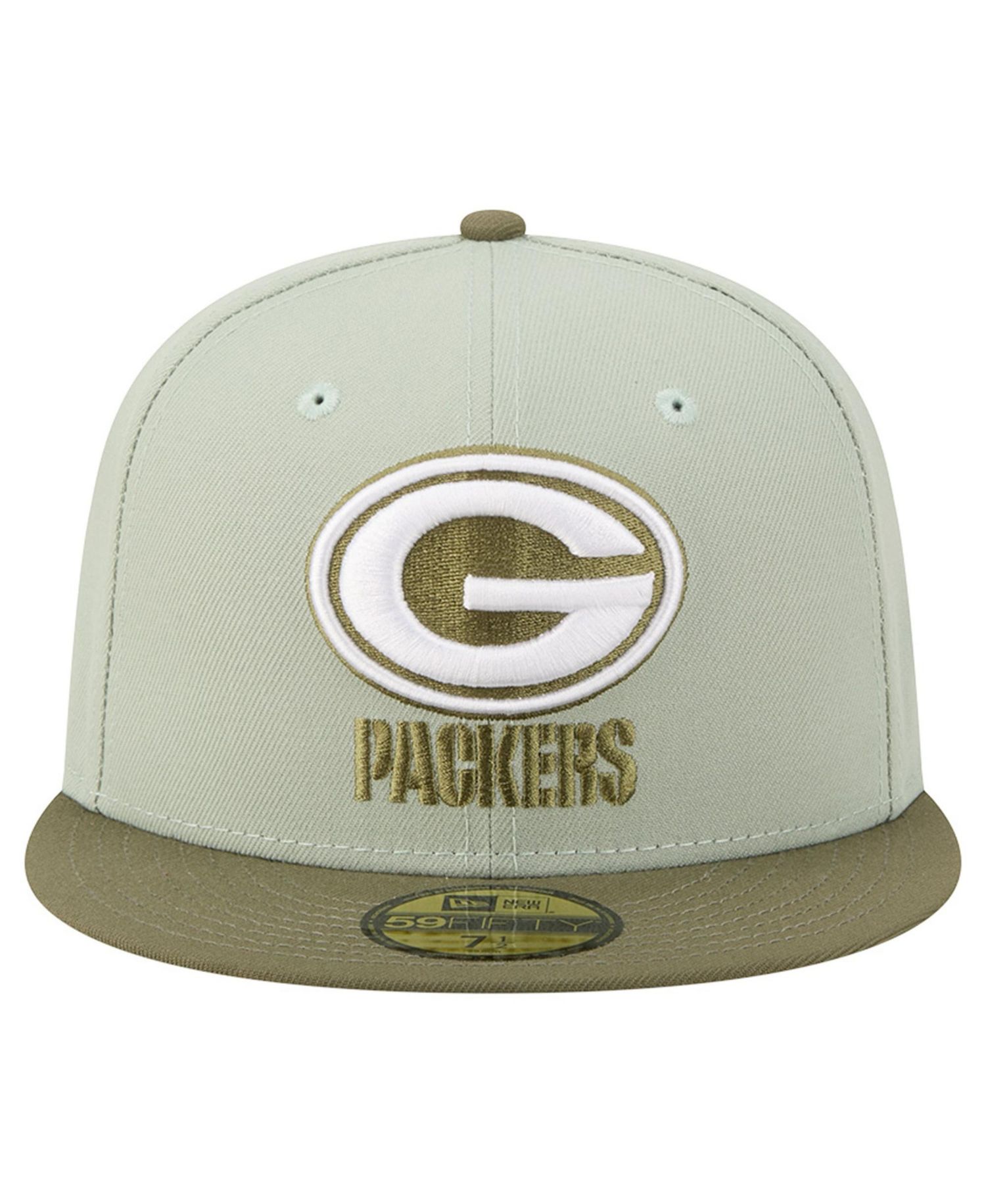 Men's Light Green/Olive Green Bay Packers Color Pack 59FIFTY Fitted Hat