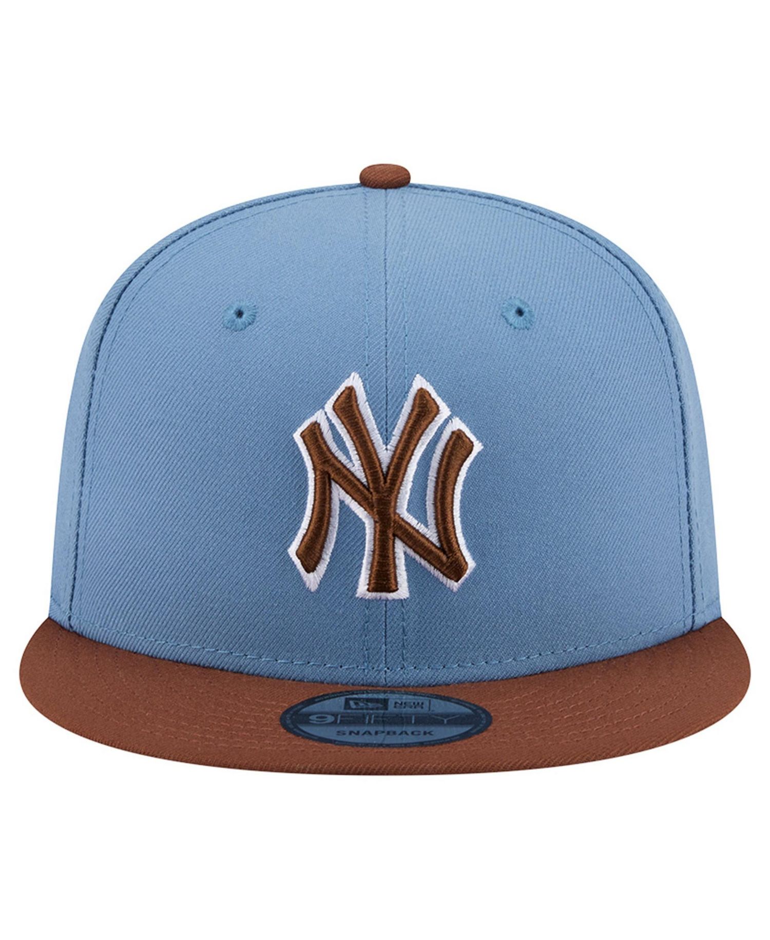 Men's Light Blue/Brown New York Yankees Color Pack 9FIFTY Snapback Hat