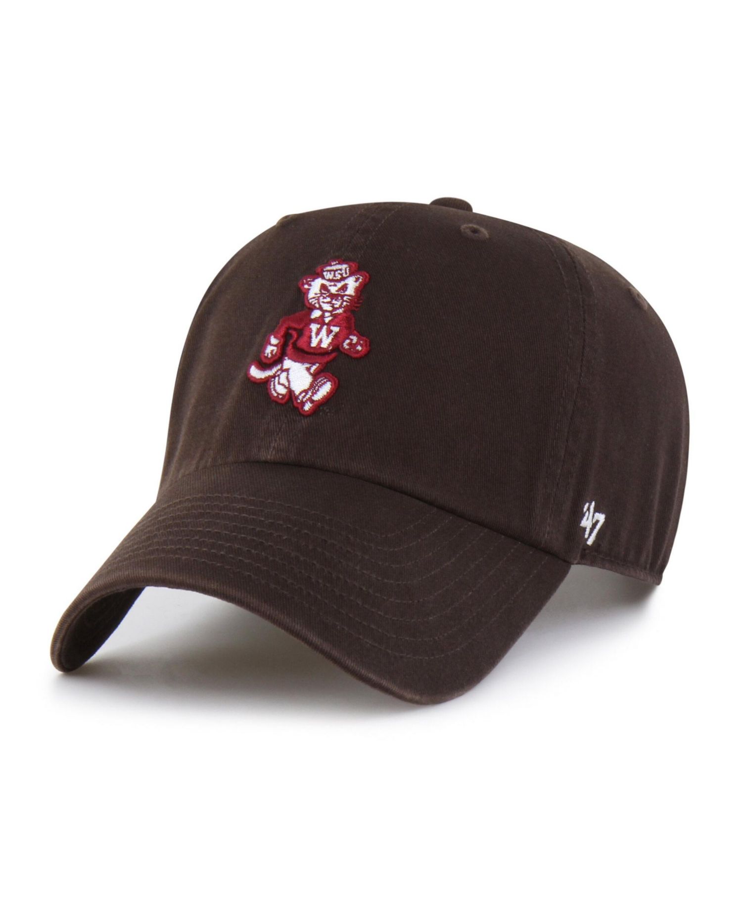 Men's '47 Brown Washington State Cougars Vault Clean Up Adjustable Hat