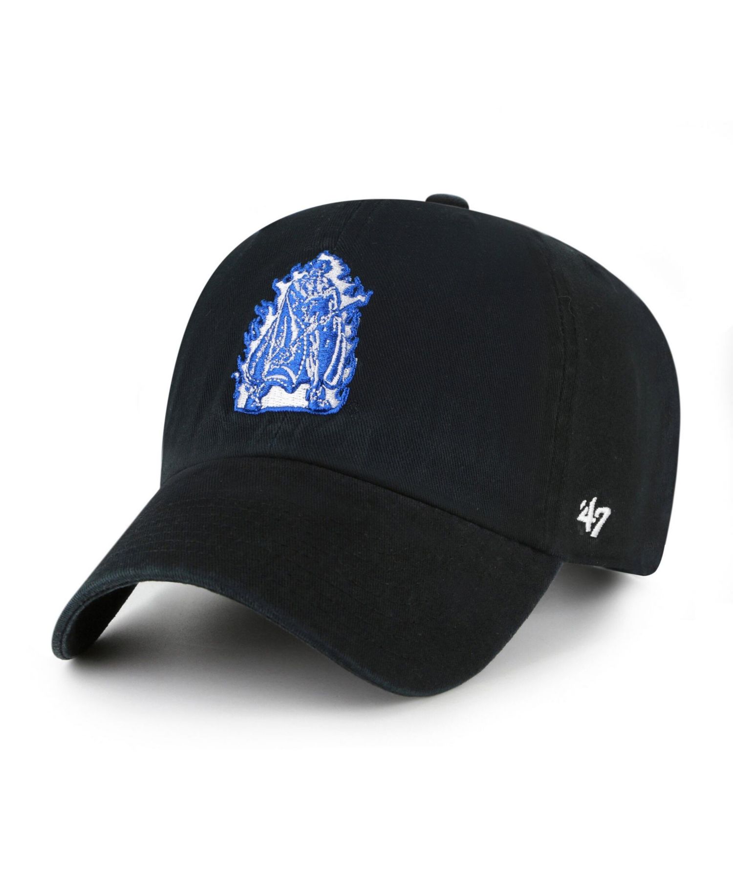 Men's '47 Black Duke Blue Devils Vault Clean Up Adjustable Hat
