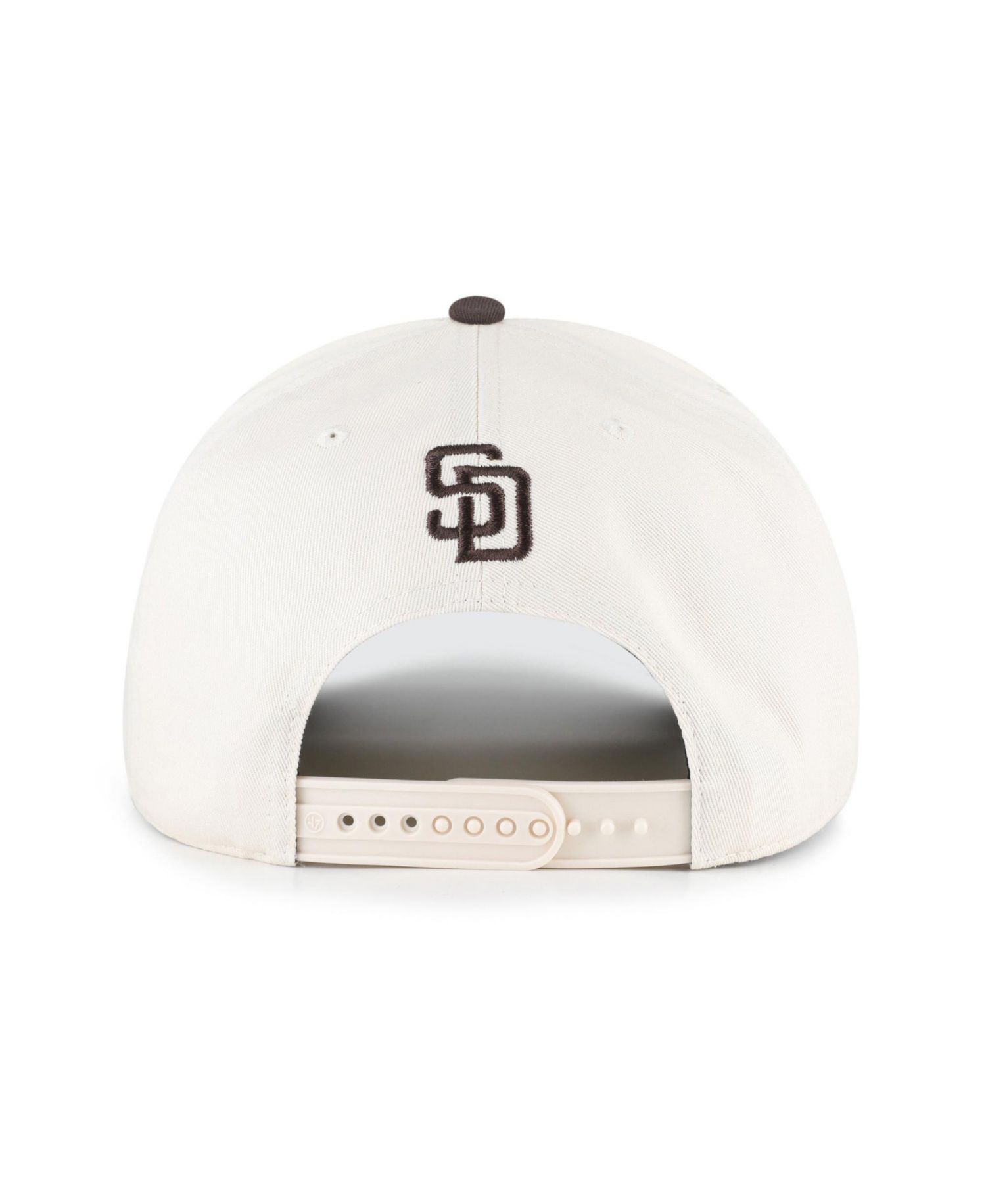 Men's and Women's '47 Natural/Brown San Diego Padres Rope Script Hitch Adjustable Hat