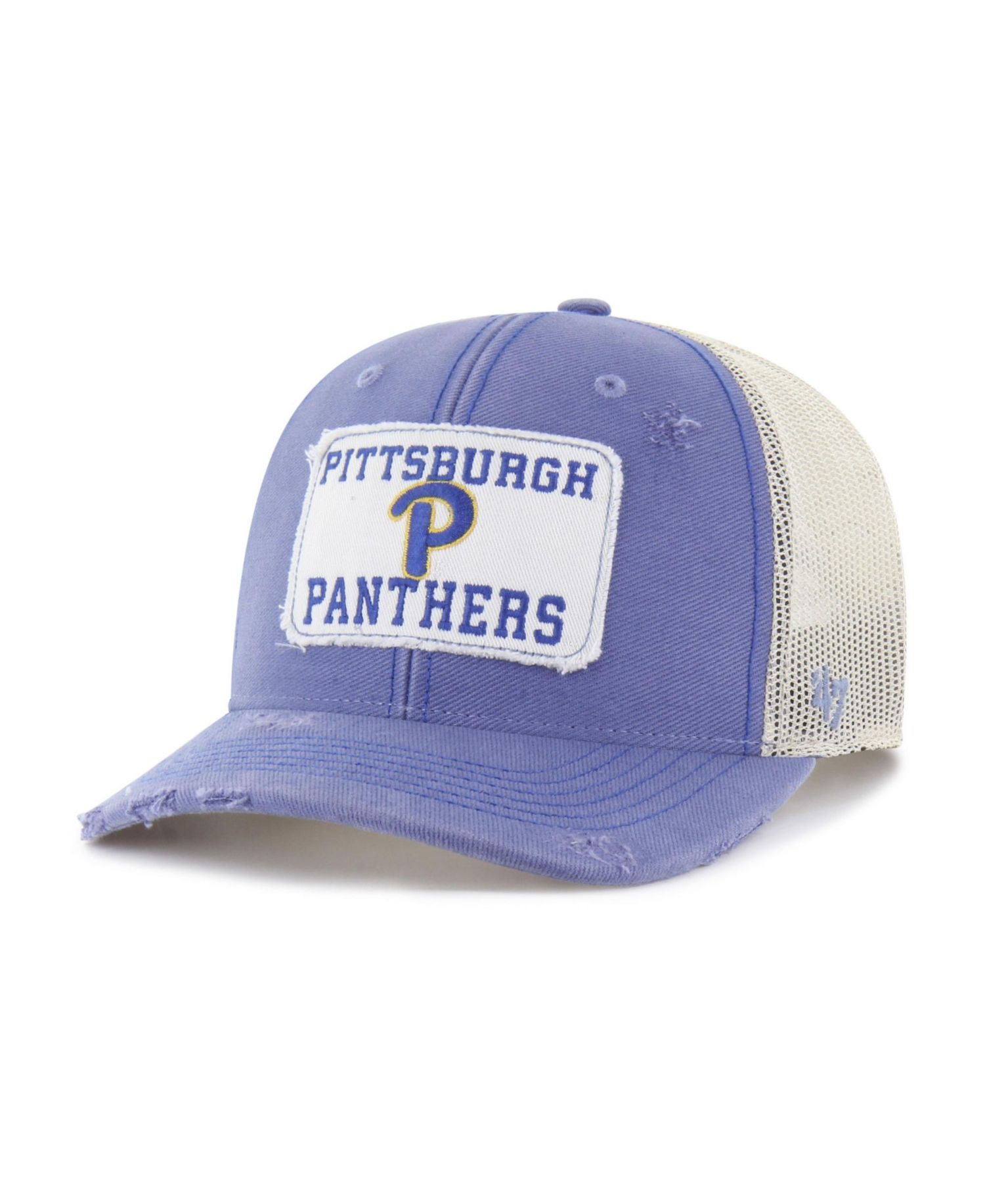 Men's and Women's '47 Blue Pitt Panthers Egremont Well-Worn Adjustable Trucker Hat