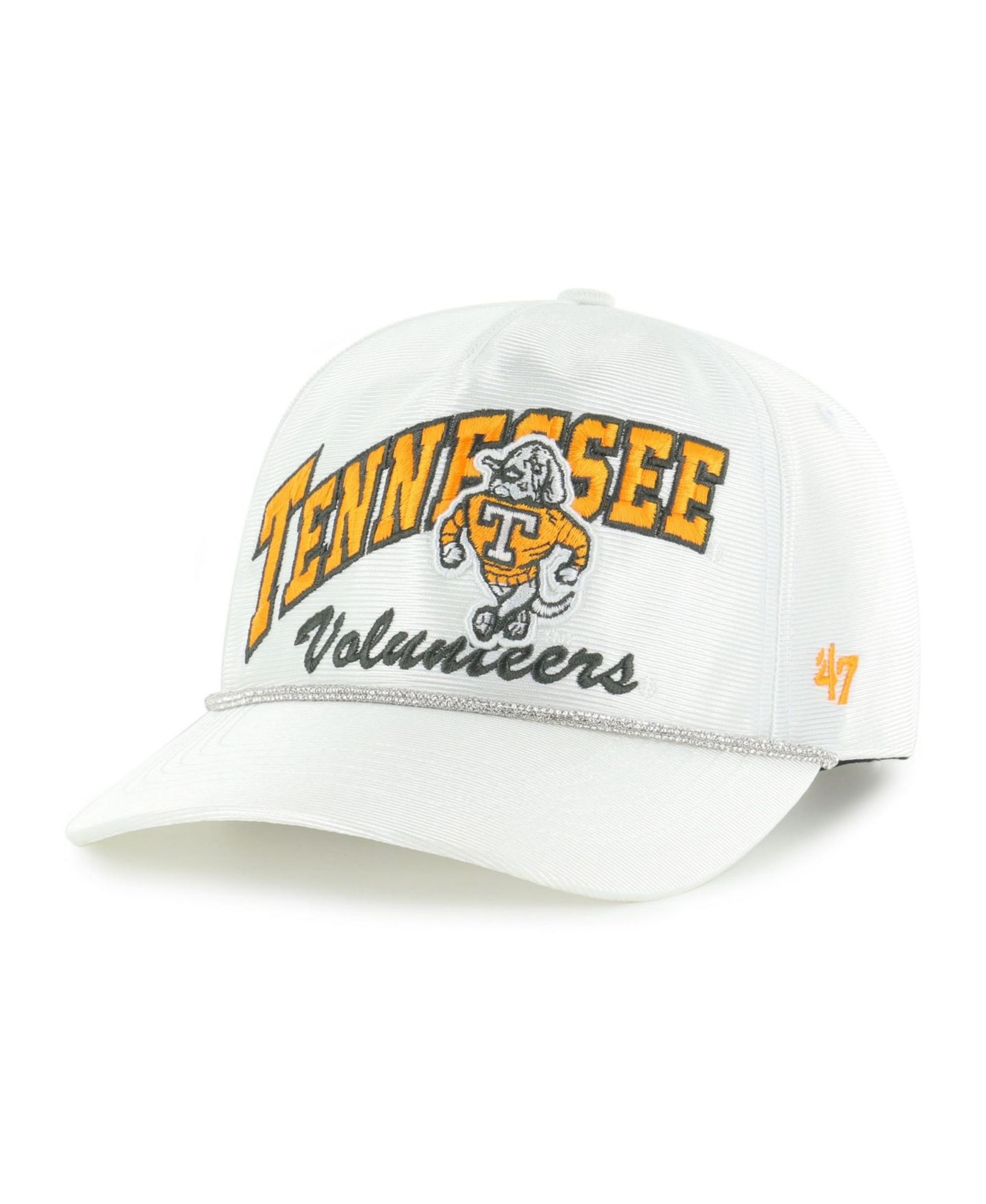 Женская кепка '47 Brand White Tennessee Volunteers Glitter Hitch Adjustable Hat — фото 1