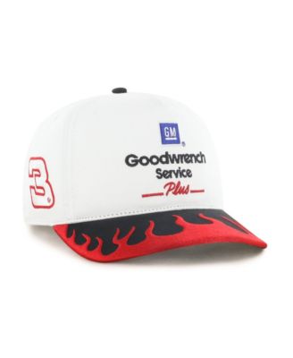 Men's '47  White/Red Richard Childress Racing Flame Hitch Adjustable Hat