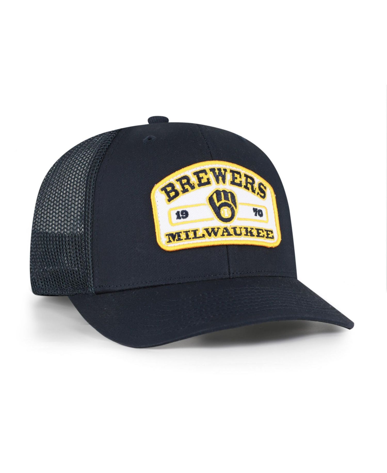 Men's '47 Navy Milwaukee Brewers Roadway Trucker Adjustable Hat