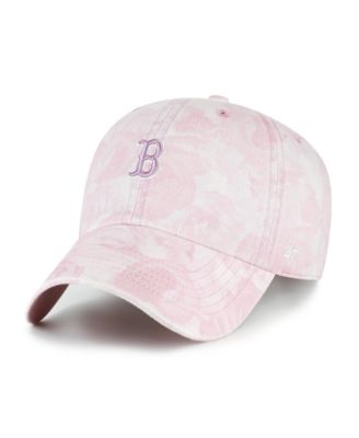 Women's '47 Pink Boston Red Sox Gardenia Clean Up Adjustable Hat