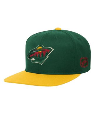 Big Boys and Girls  Green/Gold Minnesota Wild Legendary Snapback Hat