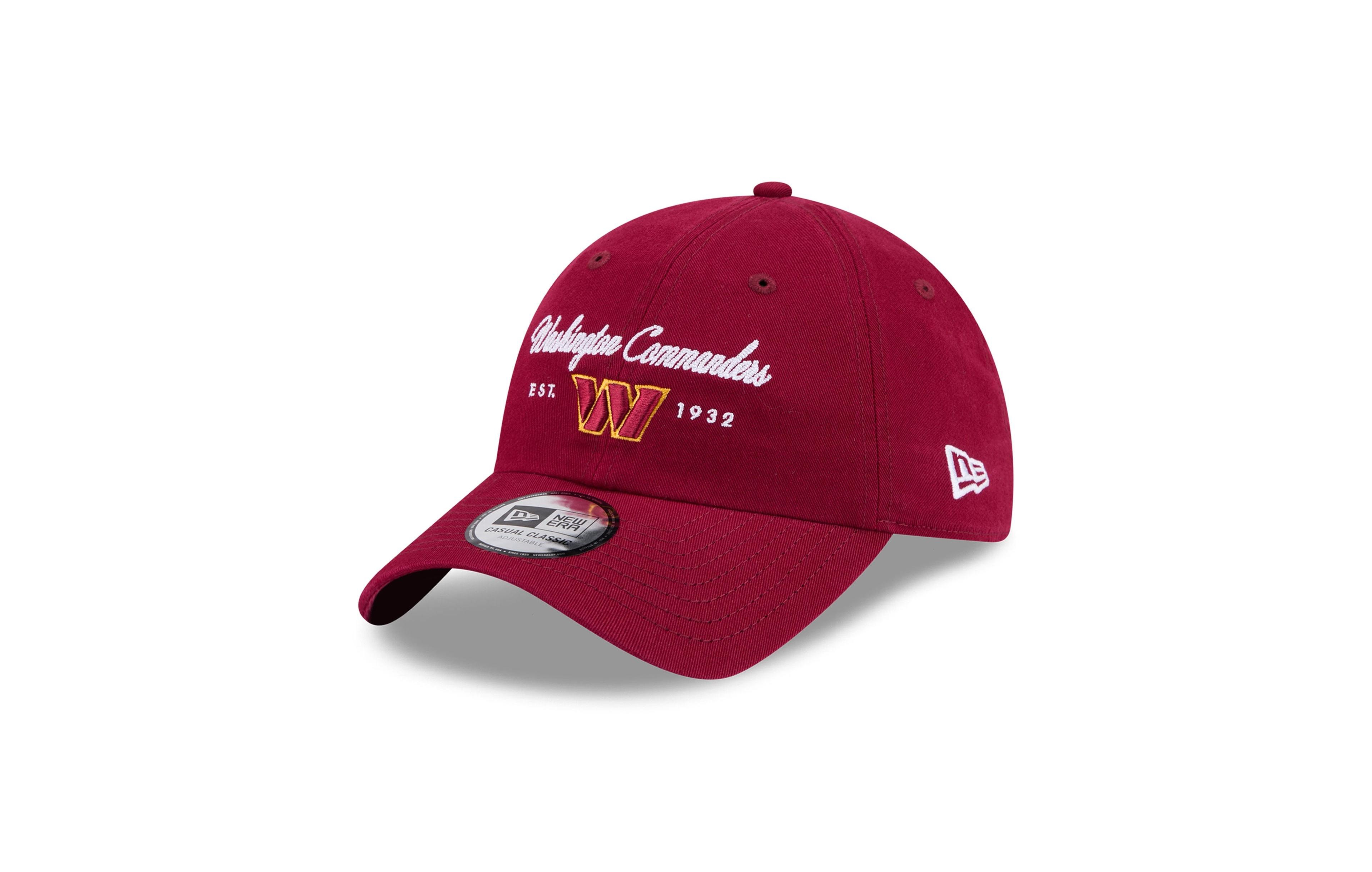 New Era Women's Washington Commanders Casual Classic Heavy-Washed Baseball Cap