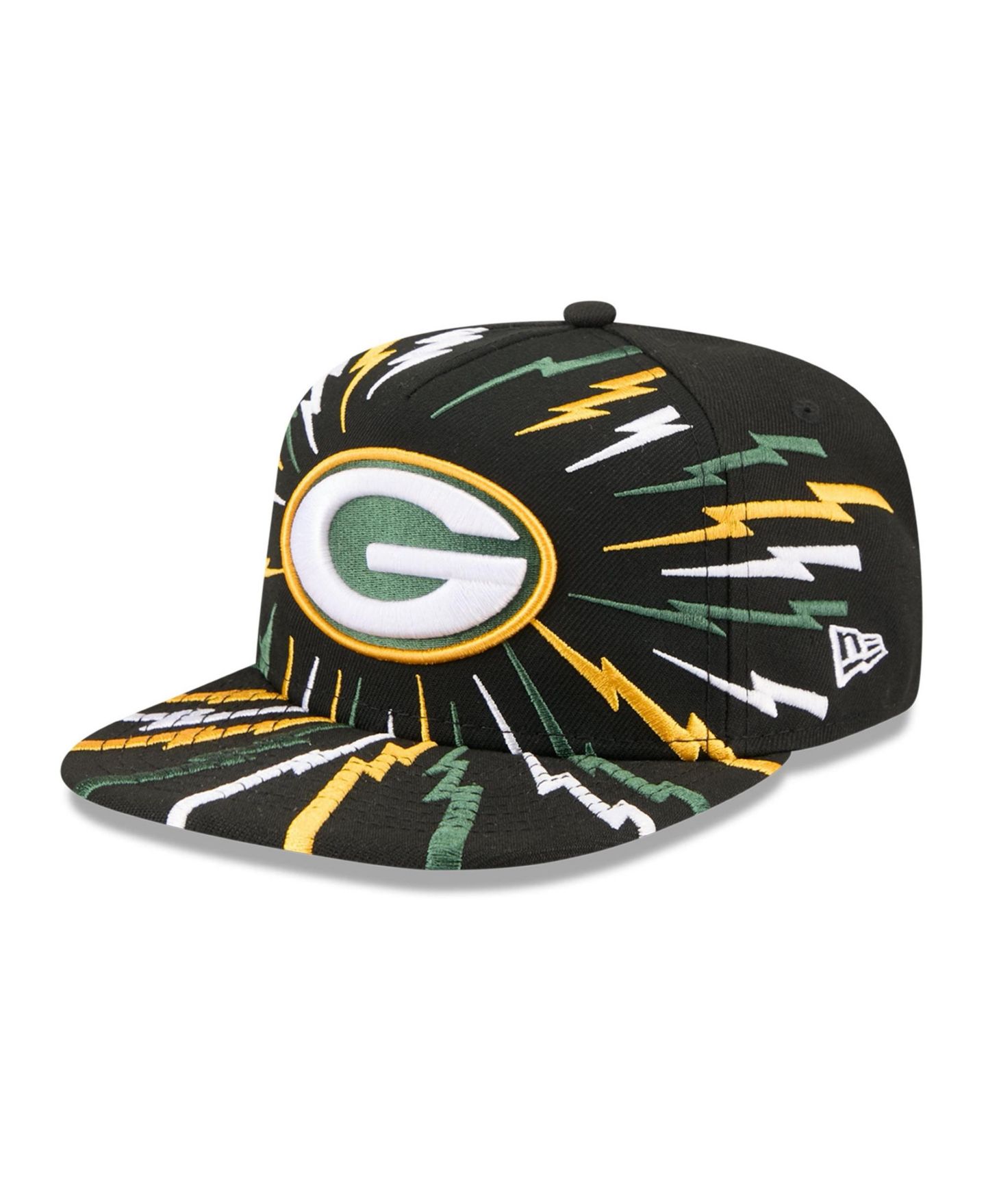Детская кепка New Era Big Boys and Girls Green Bay Packers Bolt Snapback — фото 1