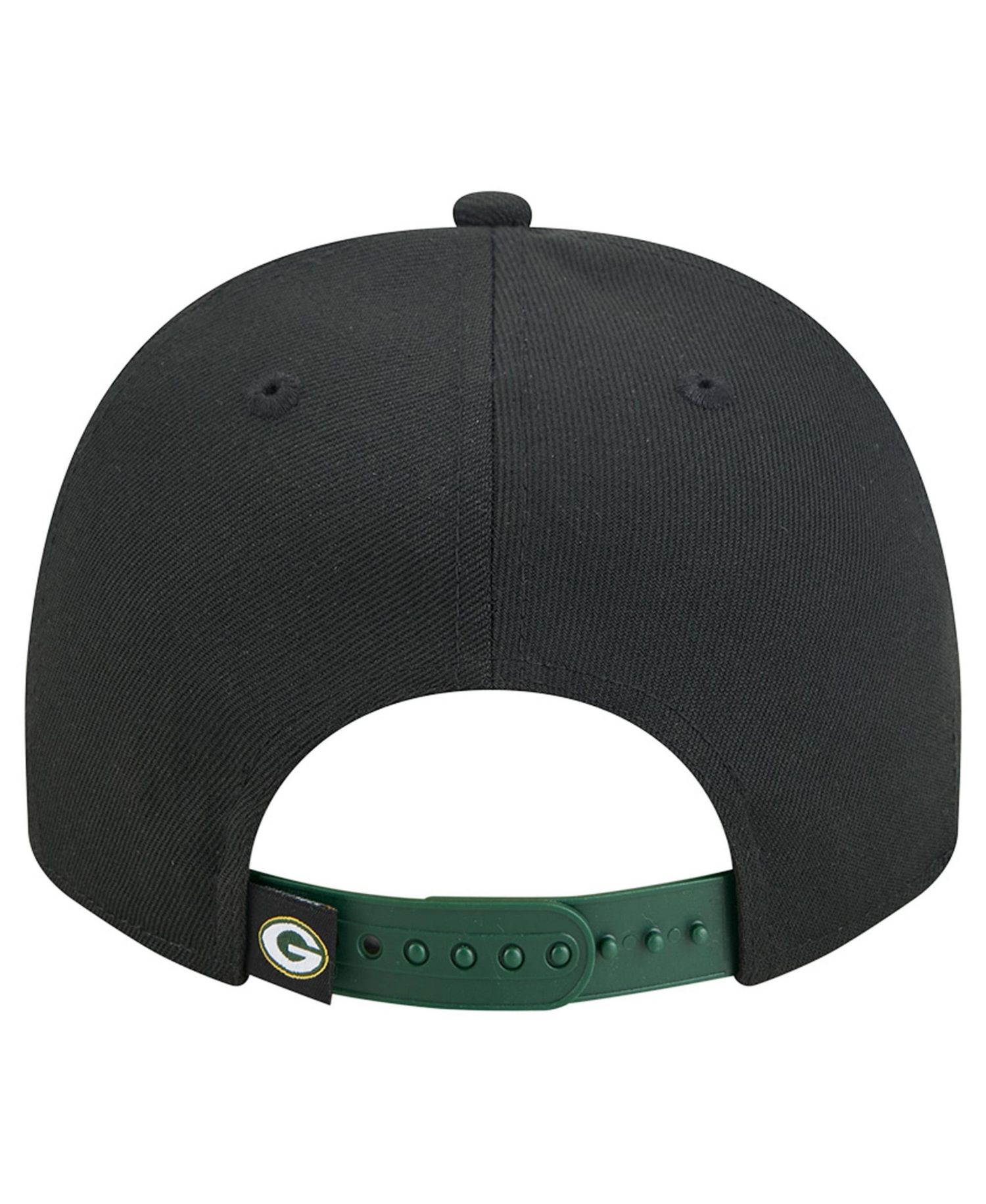 Men's Black Green Bay Packers Proud A-Frame 9FIFTY Snapback Hat
